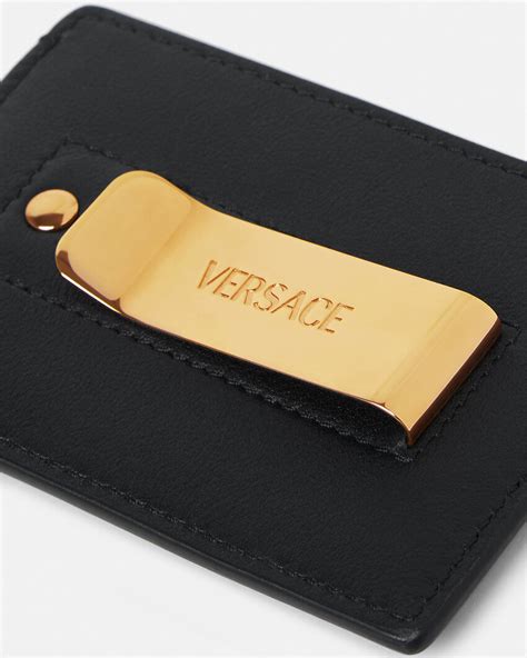 versace card holder price|Versace medusa card holder.